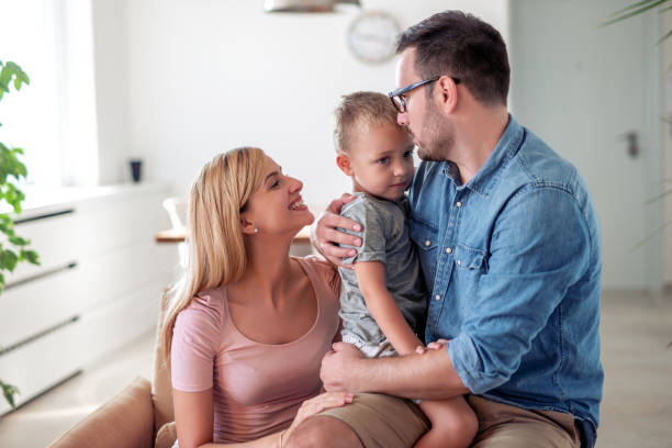 istock Family at home 1355060909