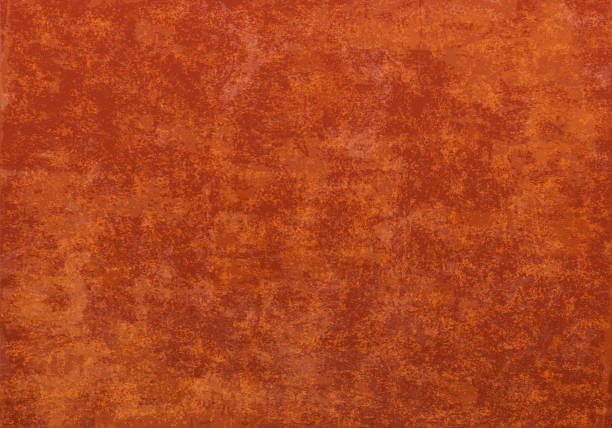 rostige textur auf einem metallhintergrund. - rust metal textured backgrounds stock-grafiken, -clipart, -cartoons und -symbole