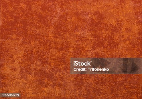 istock Rusty texture on a metal background. 1355061739