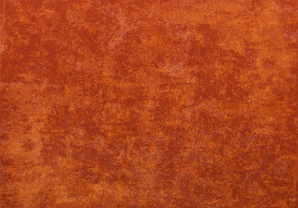 Rusty texture on a metal background. Rusty texture on a metal background. Template with copy space. Vector mockup. rusty stock illustrations