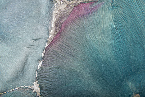 istock Alcohol ink colors translucent. Abstract multicolored marble texture background. Design wrapping paper, wallpaper. Mixing acrylic paints. Modern fluid art. Alcohol Ink Pattern. 1355067588