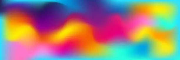 Vector illustration of Geometric gradient colored abstract background.