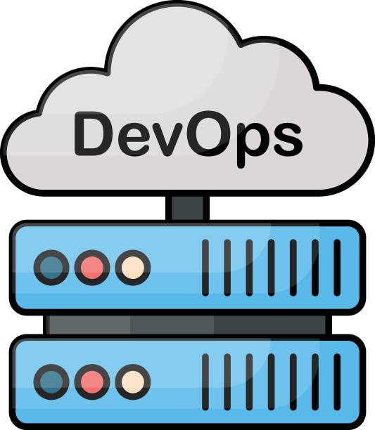 Cloud and Devops Concept, Remote Server Machine Vector Color Icon Design, Software and web development symbol on white background, Computer Programming and Coding stock illustration Cloud and Devops Concept, Remote Server Machine Vector Color Icon Design, Software and web development symbol on white background, Computer Programming and Coding stock illustration fixed ops stock illustrations