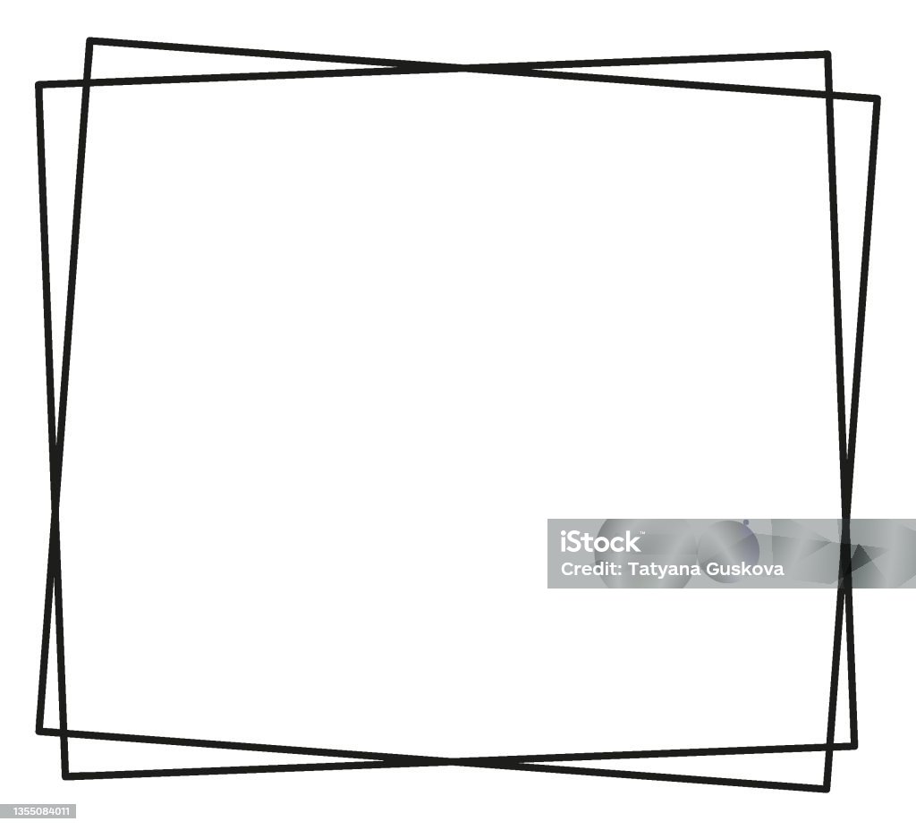 Modern Linear Frame Pattern Modern Linear Frame In A Minimalistic Style Various Shaps Of Frame ...