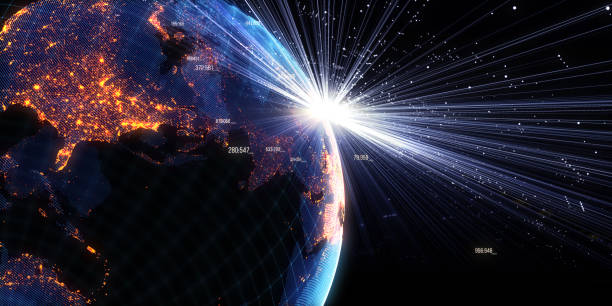 istock Global International Connectivity Background 1355086992