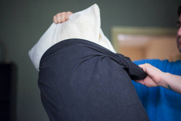 Pillow on the bed in the bedroom