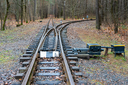 Railroad Track, High angle view