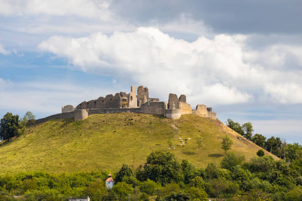 istock Ruins of Branc castle near Myjava, Slovakia 1355099855
