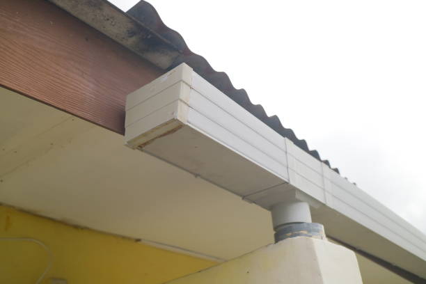 istock plastic gutter above the house photo 1355110880