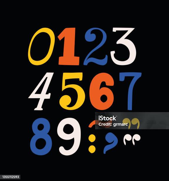 Number Sign Simple Numbers And Signs Stock Illustration - Download Image Now - Algebra ...