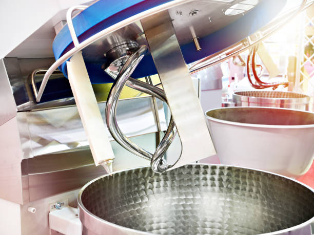 istock Two-speed kneading machine at the exhibition 1355114325