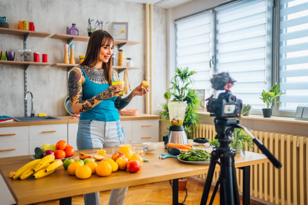 istock Healthy lifestyle vlog 1355117584