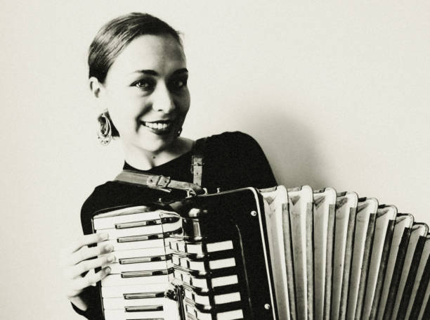 istock The accordionist. 1355119087