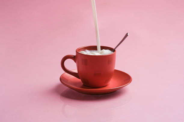 istock Red cup of milk 1355124870