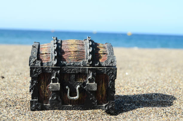 istock Vintage Wooden Chest Trunk 1355137747