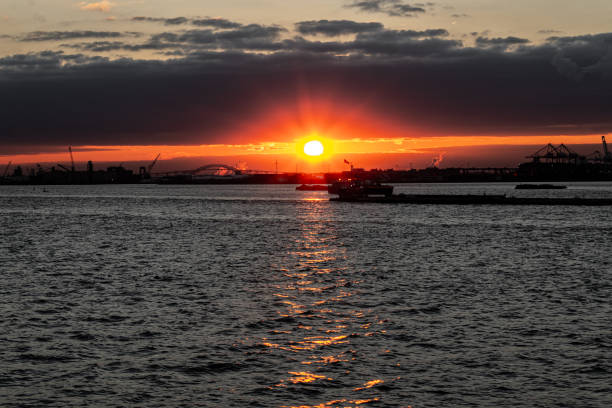 istock Sunset in New York Bay 1355138449
