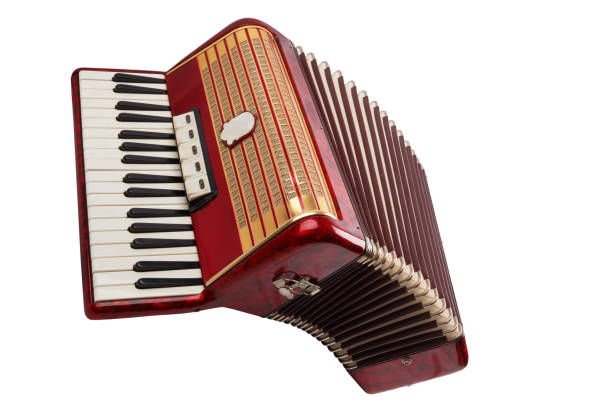 istock Retro accordion isolated 1355138647