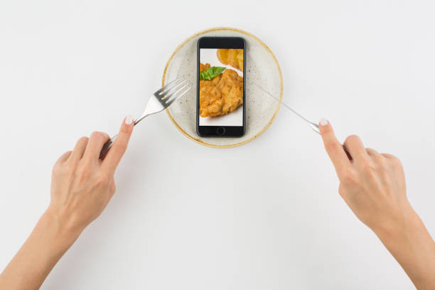 istock Online food order concept 1355140148