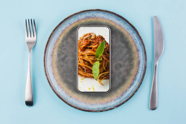 istock Online food order concept 1355140153