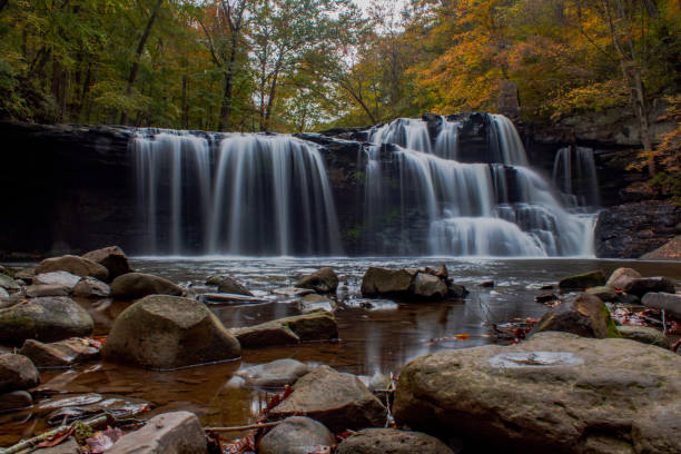 istock West Virginia waterfall in autumn 1355144756