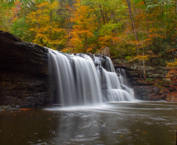 istock West Virginia waterfall in autumn 1355144960