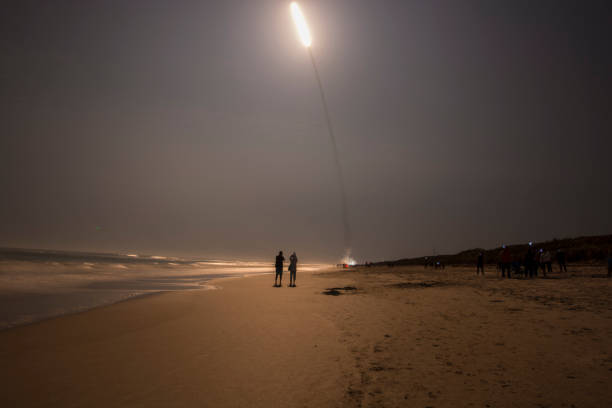 Atlas V GOES-R Rocket Launch stock photo