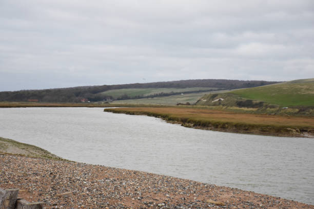 istock Cuckmere river in the Seven sisters National park. 1355155464