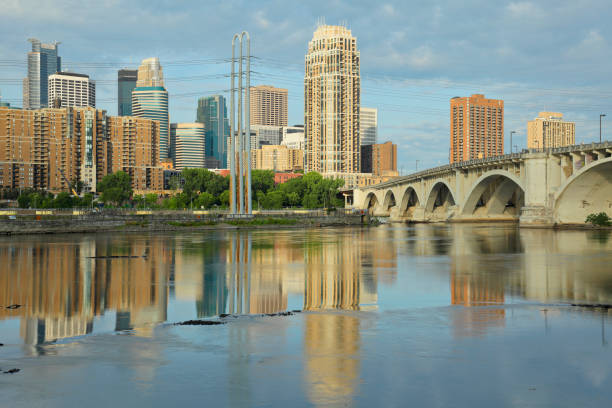 istock Minneapolis Skyline + Central Avenue Bridge 1355155602