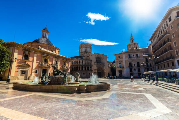 istock Saint Mary's Square in Valencia 1355158239
