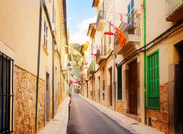 istock old town of Soller, Majorca 1355162436