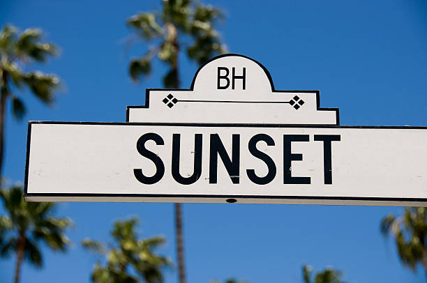 Beverly hills road sign