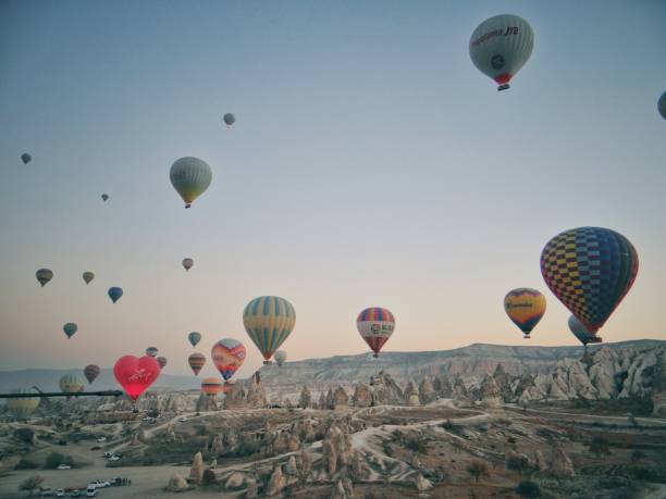 istock Cappadokya  air balloon 1355168824