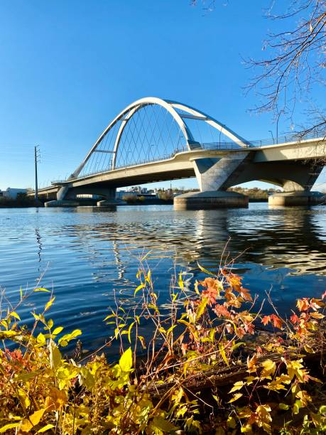 istock Lowry Avenue Bridge and Fall Colors in Minneapolis 1355175654