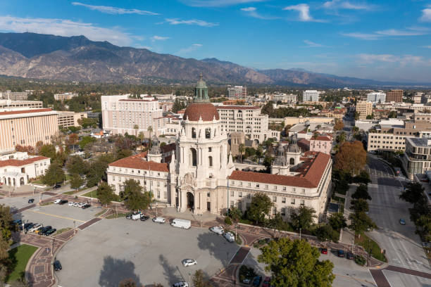 City Hall building in Pasadena, California - a suburb of Los Angeles