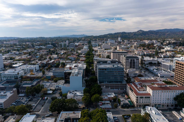 istock Pasadena California Aerial View 1355182248
