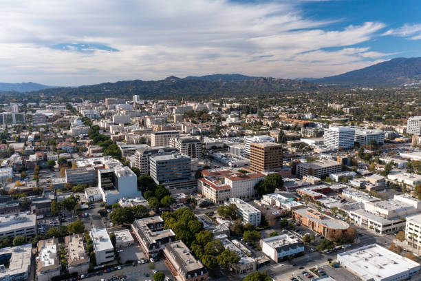 istock Pasadena California Aerial View 1355182276