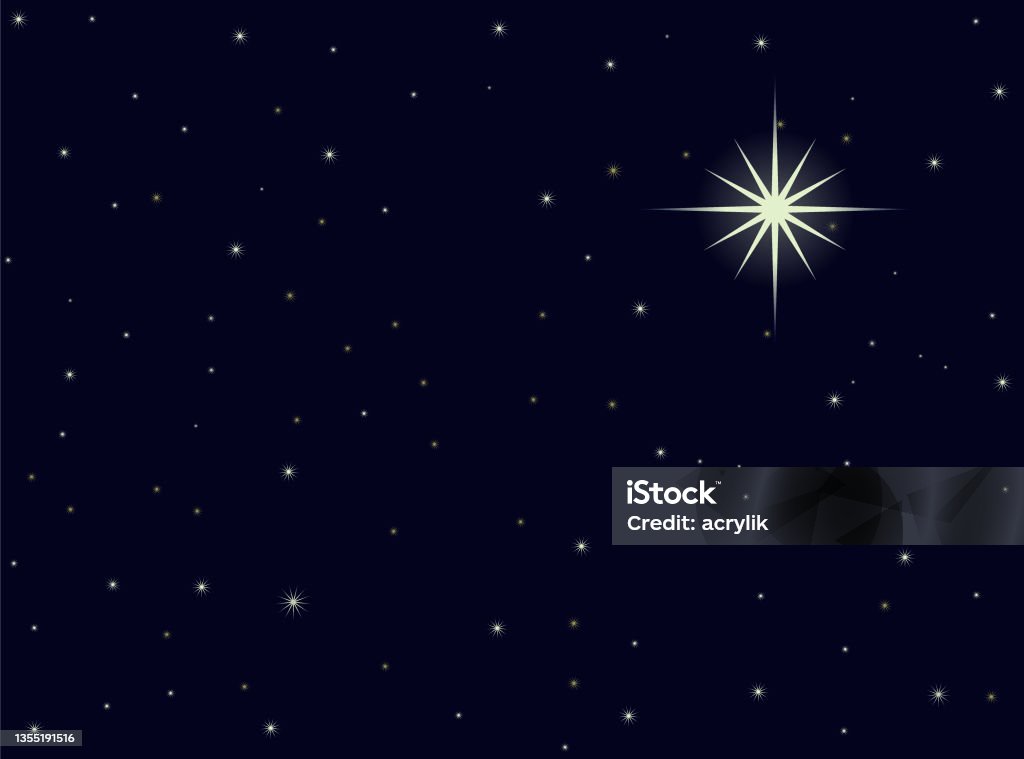 December Stars Vector Christmas Star Vector Stock Illustration - Download Image Now ...