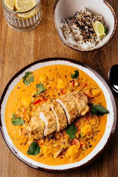 istock Curry chicken according to the national Indian recipe 1355192305