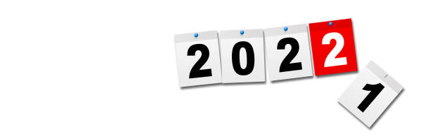 istock Happy New Year Background. Start to 2022. 3D illustration 1355198264