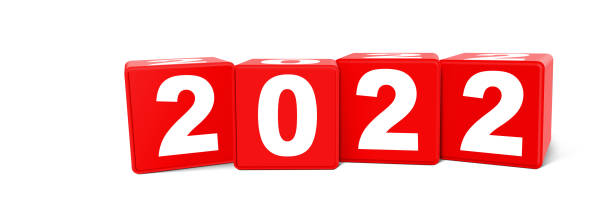 istock Happy New Year Background. Start to 2022. 3D illustration 1355198267