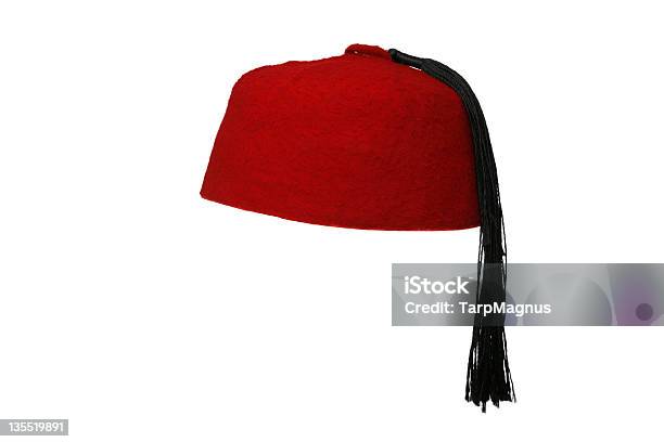 Egitto Fes - Fotografie stock e altre immagini di Cappello - Cappello, Fez, Sfondo bianco