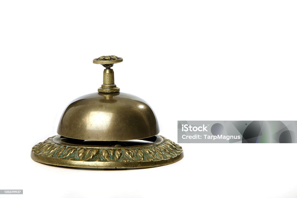 Golden servicio bell - Foto de stock de Antigualla libre de derechos