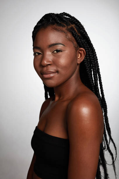 istock Studio shot of an attractive young woman posing against a grey background 1355200043