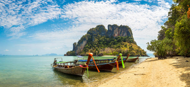 istock Boat at Koh Phak Bia island 1355201841
