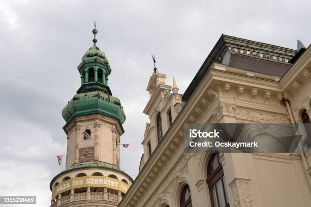 Tower In Sopron Hungary Stock Photo - Download Image Now - Architectural Feature, Architecture, Arrival