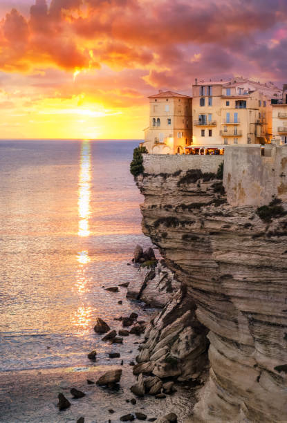istock Landscape with Bonifacio, Corsica 1355219403