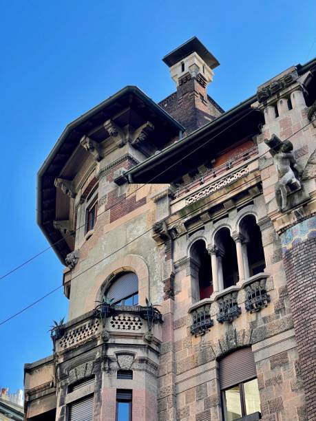 istock Twentieth century architecture in Milan. 1355221044