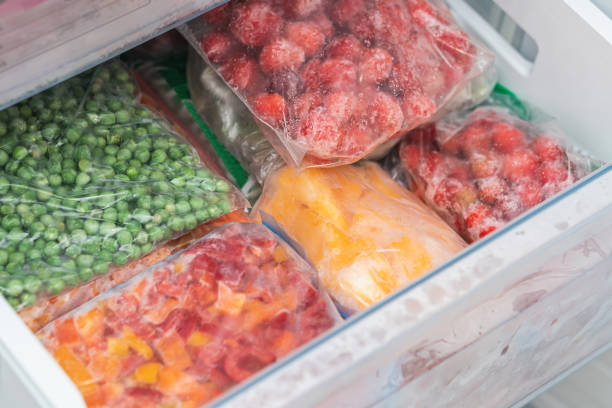 istock frozen fruits and vegetables. 1355222548