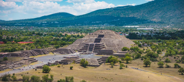 istock The Maya and Aztec Pyramid of the Moon in Mexico 1355223680