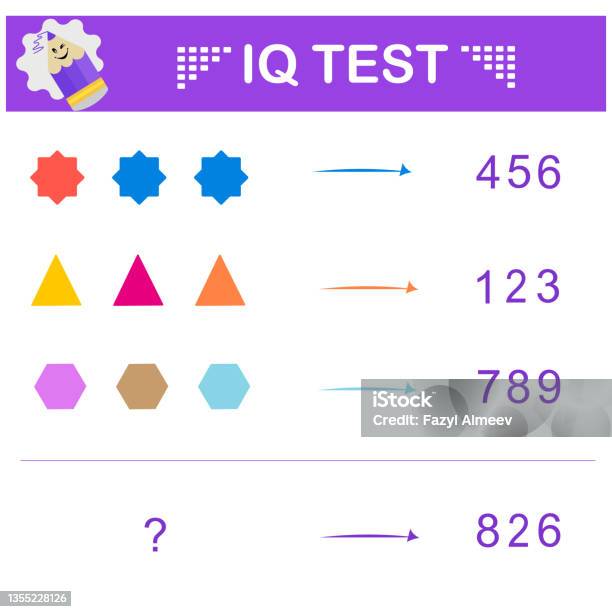 Check Visual Intelligence Iq Test Visual Intelligence Stock Illustration - Download Image Now ...